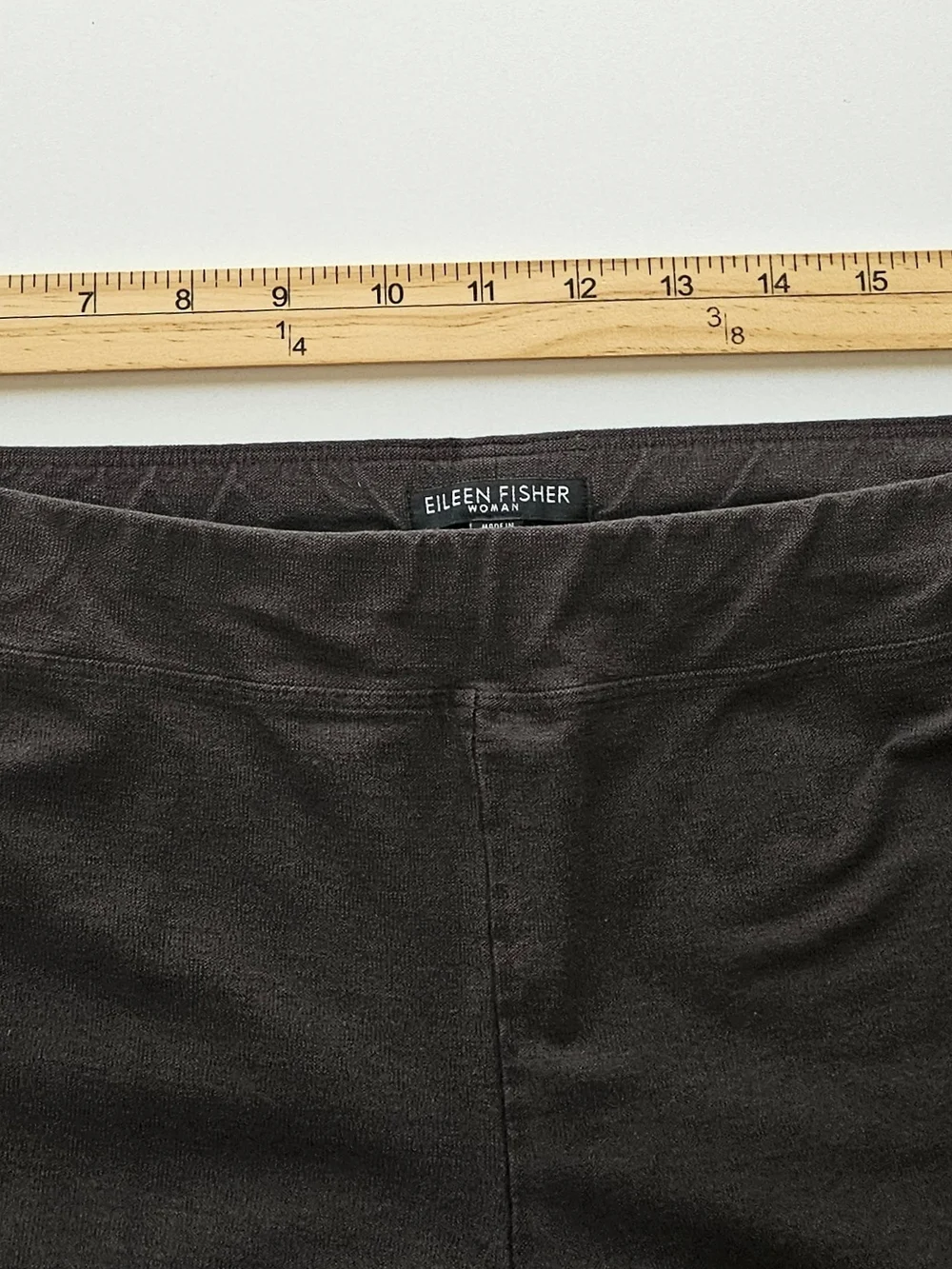 Eileen Fisher Women plus size dark brown knit pants 3X Casual Minimalist Pull On